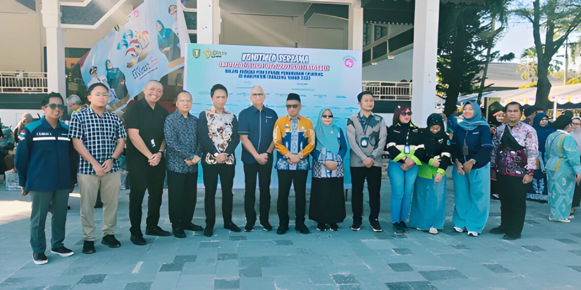 Dukung Kesejahteraan Keluarga, BRI Cabang Tanjung Hadiri Pencanangan Gerakan Orang Tua Asuh Anak Stunting