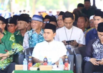 BRI BO Amuntai Dukung Pengajian Akbar dan Milad ke-50 MBS Nurul Amin Alabio
